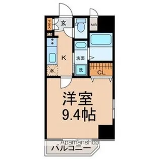 AXIS MEISEI【3D号室号室】の間取り