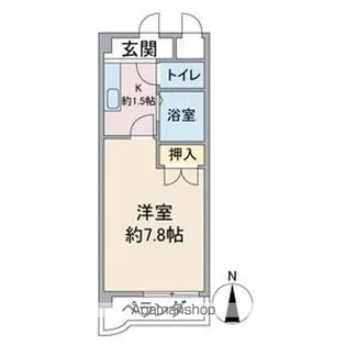 ファミール森橋【2階】の間取り