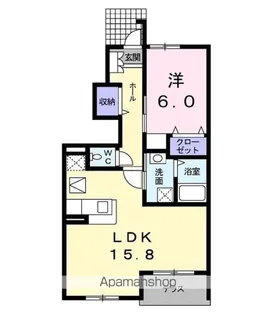 グレイス・パークA【1階】の間取り