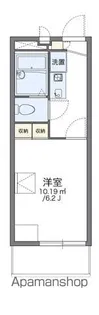 レオパレスエバグリーン【3階】の間取り