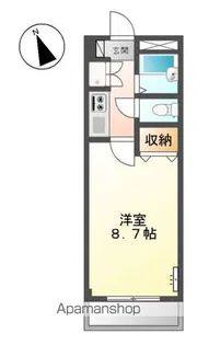 コーポ泉【1階】の間取り