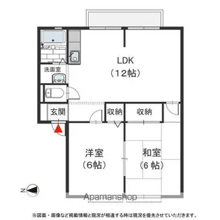 サンビレッジトゥインクル A【202号室号室】の間取り