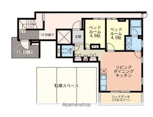 本牧原壱番館【1階】の間取り