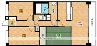 ロイヤルエイトコートⅠ【201号室】の間取り