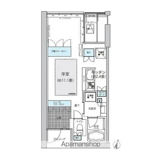 ガーデニエール砧ウエスト【2階】の間取り
