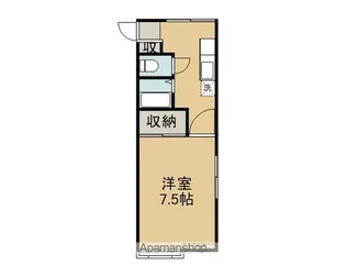 サンハイツ上田【A 201号室】の間取り