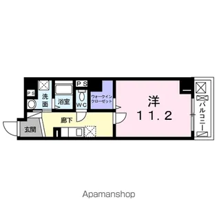 ヴィラ 鴻巣【2階】の間取り