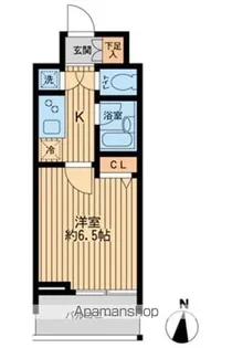 東京都新宿区弁天町【マンション】の間取り