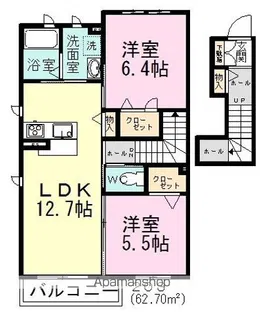 グラン アーベル【2階】の間取り