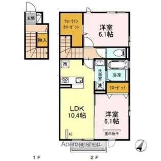 ルミナステラス【2階】の間取り