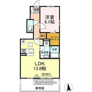 香川県高松市松縄町【アパート】の間取り