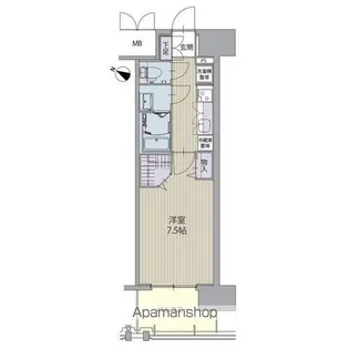 パルティール笠寺【12階】の間取り
