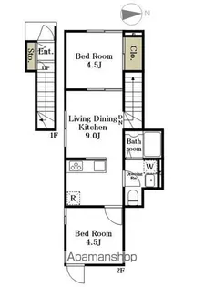 SEPT STELLARIA(セプトステラリア)【201号室】の間取り
