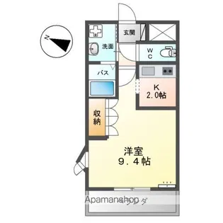 ウイング ベル【2階】の間取り