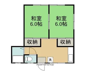 コーポクドウB【11号室】の間取り