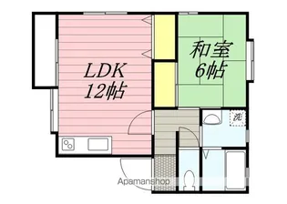カームハイツⅡ【1階】の間取り