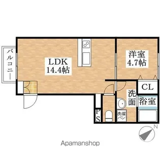 ハレルヤ サチ【2階】の間取り