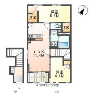 モルフォ【2階】の間取り