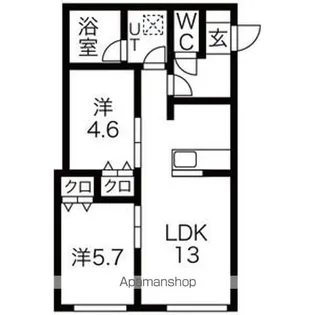 TERRACE FINO【2階】の間取り