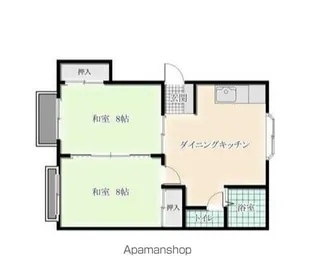 ラコスタ【202号室】の間取り