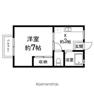 泉ハイツ【202号室】の間取り