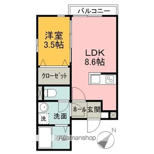 ロジュマンⅡ【101号室号室】の間取り