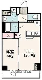 ロータス静岡【907号室】の間取り
