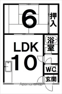ヴィラ77【2-C号室】の間取り