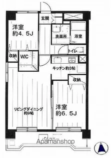 サニーハイツ【4階】の間取り