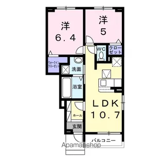 フローラル【1階】の間取り