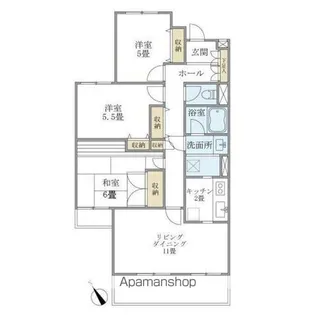 東京都杉並区上高井戸2丁目【マンション】の間取り