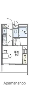 レオパレス大園Ⅰ【302号室】の間取り
