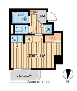 ジョイシティ住吉Ⅱ【505号室】の間取り