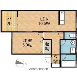 アーバニズム70【2階】の間取り