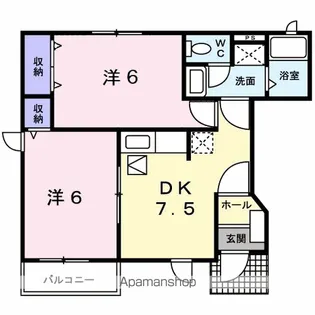 フィールドビーチ5【1階】の間取り