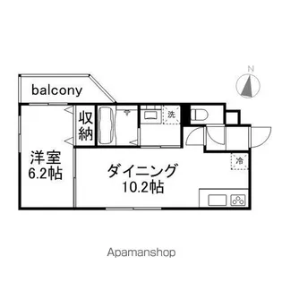 セルバテール南6条【101号室号室】の間取り