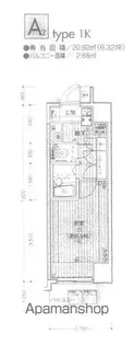 メインステージ西麻布【204号室号室】の間取り