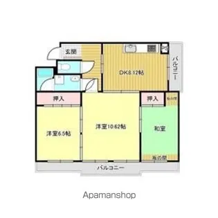エヌマンション【2階】の間取り