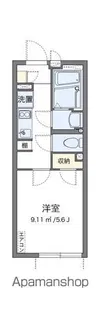 クレイノカサ リリオⅢ【3階】の間取り