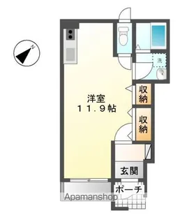 R.RⅡ(ダブルアール ツー)【1階】の間取り