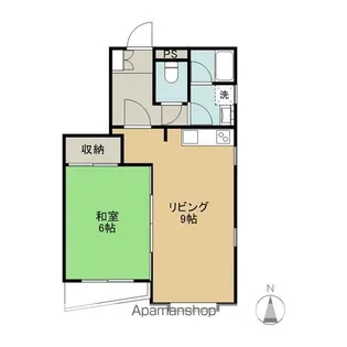 郡山西ハートフルタウン B棟【2階】の間取り