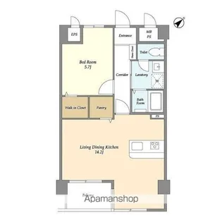 ウィルテラス船堀【4階】の間取り