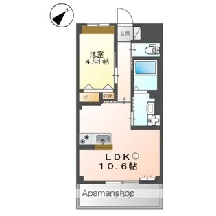 (仮称)門司区松原マンション【303号室】の間取り