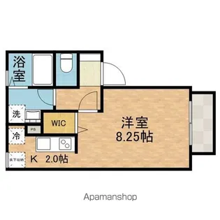 ウィルモア春日【1階】の間取り