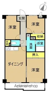 シティプラザミウラ【502.号室】の間取り