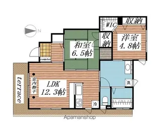 リリーフ【1階】の間取り