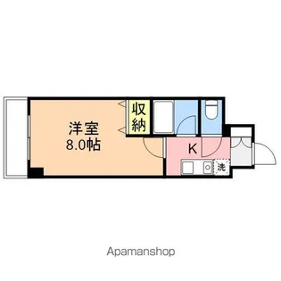 オセオ弁天【802号室】の間取り