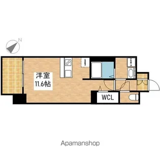 プレサンスジェネ鶴舞【5階】の間取り