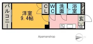 プランドールかの里【2階】の間取り