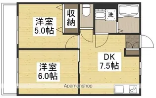 ロワジールⅤ【1階】の間取り